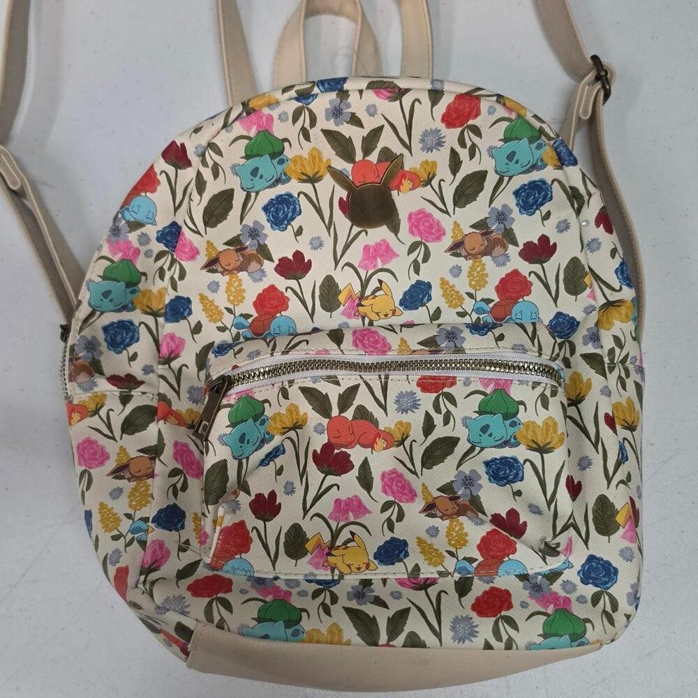 Pokemon bioworld floral mini backpack